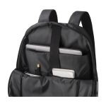 Sac à dos en polyester déperlant avec poche antivol couleur noir onzième vue