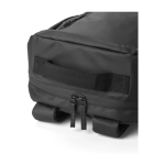 Sac à dos en polyester déperlant avec poche antivol couleur noir sixième vue