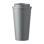 Mug en plastique avec couvercle à vis et ouverture pour boire 475ml couleur gris première vue