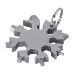 Outil multifonction en forme de flocon de neige Snowflake couleur argenté quatrième vue