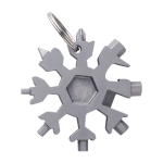 Outil multifonction en forme de flocon de neige Snowflake couleur argenté cinquième vue