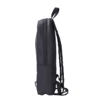 Sac à dos en RPET 600D pour ordinateur portable 15” avec poche avant couleur noir quatrième vue