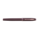 Stylo roller métallique monochrome avec étui à encre noire Parker couleur bordeaux première vue