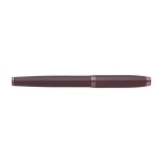 Stylo roller métallique monochrome avec étui à encre noire Parker couleur bordeaux quatrième vue