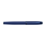 Stylo roller métallique monochrome avec étui à encre noire Parker couleur bleu première vue