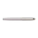Stylo roller métallique monochrome avec étui à encre noire Parker couleur champagne première vue