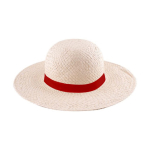 Chapeau de paille à large bord pour une meilleure protection couleur naturel troisième vue