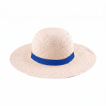 Chapeau de paille à large bord pour une meilleure protection couleur naturel sixième vue