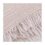 Couverture en doux coton avec sensation mousseline 165 g/m2 couleur naturel première vue