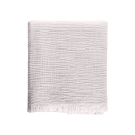 Couverture en doux coton avec sensation mousseline 165 g/m2 couleur naturel deuxième vue