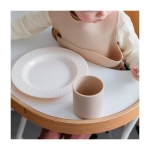 Verre personnalisable flexible pour enfant en silicone couleur beige deuxième vue