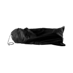 Chaise pliante en polyester avec structure en acier et housse couleur marron deuxième vue