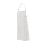 Tablier en coton recyclé à tour de cou 180 g/m² couleur blanc