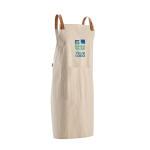 Tablier en coton recyclé avec deux poches avant 280 g/m² vue principale