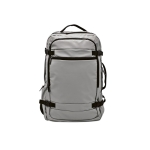 Sac à dos 22L en RPET à sangle trolley et poche cachée couleur gris