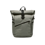 Sac à dos 28 L en RPET à fermeture à enroulement à boucle couleur gris