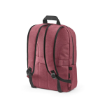 Sac à dos 22 L en nylon recyclé, fermetures éclair imperméables 15,6'' couleur bordeaux deuxième vue
