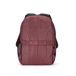 Sac à dos 22 L en nylon recyclé, fermetures éclair imperméables 15,6'' couleur bordeaux deuxième vue