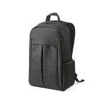 Sac à dos 22L en nylon recyclé à fermetures éclair imperméables 15,6” couleur noir
