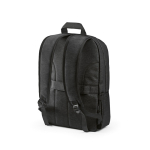 Sac à dos 22 L en nylon recyclé, fermetures éclair imperméables 15,6'' couleur noir deuxième vue