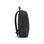 Sac à dos 22 L en nylon recyclé, fermetures éclair imperméables 15,6'' couleur noir troisième vue
