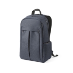 Sac à dos 22L en nylon recyclé à fermetures éclair imperméables 15,6” couleur bleu