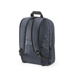 Sac à dos 22 L en nylon recyclé, fermetures éclair imperméables 15,6'' couleur bleu deuxième vue