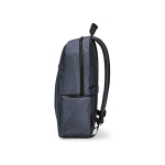 Sac à dos 22 L en nylon recyclé, fermetures éclair imperméables 15,6'' couleur bleu quatrième vue