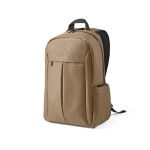 Sac à dos 22L en nylon recyclé à fermetures éclair imperméables 15,6” couleur camel