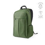 Sac à dos 22 L en nylon recyclé, fermetures éclair imperméables 15,6'' couleur vert militaire