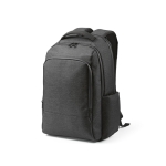 Sac à dos pour PC 15,6” en nylon recyclé bicolore imperméable couleur noir