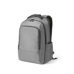 Sac à dos pour PC 15,6” en nylon recyclé bicolore imperméable couleur gris clair