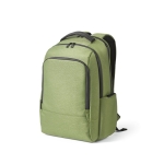 Sac à dos pour PC 15,6” en nylon recyclé bicolore imperméable couleur vert militaire