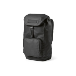 Sac à dos en coton recyclé imperméable à boucle 240 g/m² couleur noir
