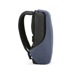 Sac à dos 20 L en RPET avec cadenas et tissus anti-coupure 15,6'' couleur bleu quatrième vue