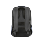 Sac à dos 20 L en RPET avec cadenas et tissus anti-coupure 15,6'' couleur bleu vue arrière