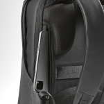 Sac à dos 20L en RPET à cadenas à chiffres et tissus anti-coupure 15,6” couleur gris foncé deuxième vue detaillée