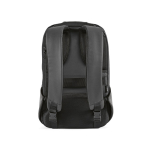Sac à dos 20 L en RPET avec cadenas et tissus anti-coupure 15,6'' couleur gris foncé vue arrière