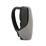 Sac à dos 20 L en RPET avec cadenas et tissus anti-coupure 15,6'' couleur gris clair quatrième vue