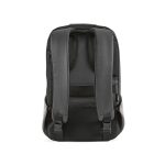 Sac à dos 20 L en RPET avec cadenas et tissus anti-coupure 15,6'' couleur gris clair vue arrière