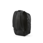 Sac à dos 18L en RPET à compartiment PC et bandes réfléchissantes couleur noir deuxième vue