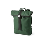 Sac à dos pour ordinateur 15,6” en cuir recyclé à dos rembourré couleur vert