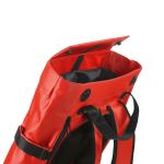 Sac à dos écologique imperméable avec fermeture magnétique pour PC 17” couleur rouge cinquième vue detaillée
