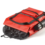 Sac à dos écologique imperméable avec fermeture magnétique pour PC 17” couleur rouge vue détaillée