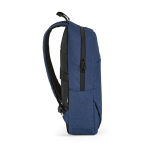 Sac à dos 18 L en RPET 300D à compartiment frontal zippé 15,6'' couleur bleu troisième vue