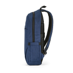 Sac à dos 18 L en RPET 300D à compartiment frontal zippé 15,6'' couleur bleu quatrième vue