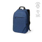 Sac à dos 18 L en RPET 300D à compartiment frontal zippé 15,6'' couleur bleu