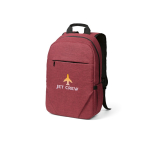 Sac à dos 18L en RPET 300D à compartiment frontal zippé 15,6” couleur rouge