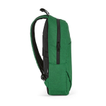 Sac à dos 18 L en RPET 300D à compartiment frontal zippé 15,6'' couleur vert troisième vue