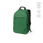 Sac à dos 18 L en RPET 300D à compartiment frontal zippé 15,6'' couleur vert